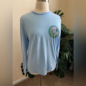 Sky Blue Graphic Tee